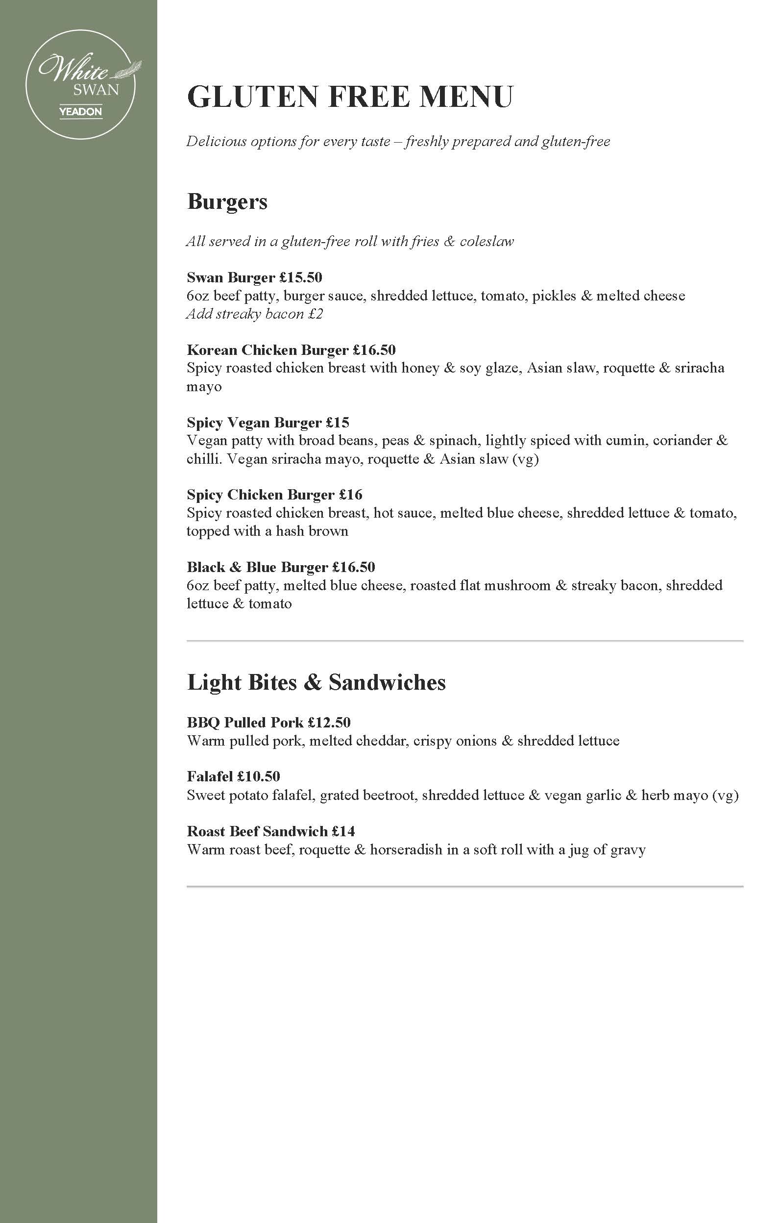 gluten free 2 winter 2025